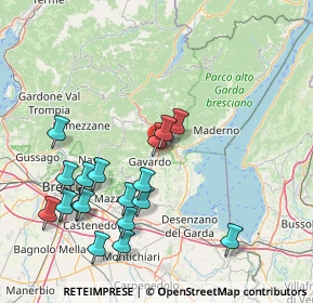 Mappa 25089 Villanuova sul Clisi BS, Italia (16.90444)