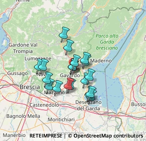 Mappa 25089 Villanuova sul Clisi BS, Italia (9.5225)