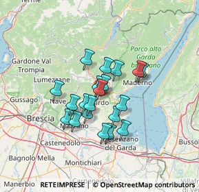 Mappa 25089 Villanuova sul Clisi BS, Italia (9.7925)