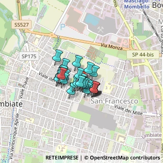 Mappa Via Mantova, 20812 Limbiate MB, Italia (0.23571)