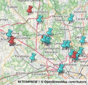 Mappa Parco Salvo D'acquisto, 21042 Caronno Pertusella VA, Italia (9.102)