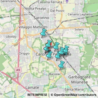 Mappa Parco Salvo D'acquisto, 21042 Caronno Pertusella VA, Italia (1.00154)