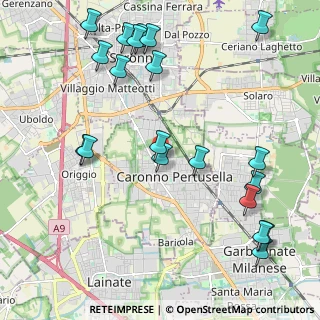 Mappa Parco Salvo D'acquisto, 21042 Caronno Pertusella VA, Italia (2.5675)