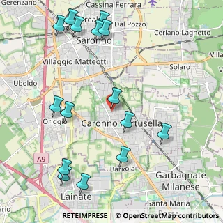 Mappa Parco Salvo D'acquisto, 21042 Caronno Pertusella VA, Italia (2.576)