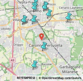 Mappa Parco Salvo D'acquisto, 21042 Caronno Pertusella VA, Italia (2.39182)