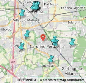 Mappa Parco Salvo D'acquisto, 21042 Caronno Pertusella VA, Italia (2.5285)