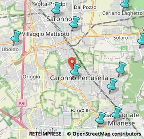 Mappa Parco Salvo D'acquisto, 21042 Caronno Pertusella VA, Italia (2.99182)