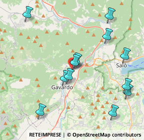 Mappa Via Giuseppe Verdi, 25089 Villanuova Sul Clisi BS, Italia (4.44083)