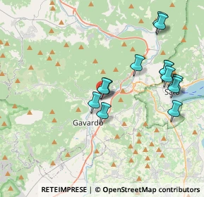 Mappa Via Giuseppe Verdi, 25089 Villanuova Sul Clisi BS, Italia (3.82846)