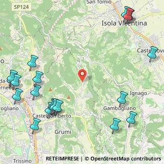 Mappa Località Valdilonte, 36070 Castelgomberto VI, Italia (3.128)