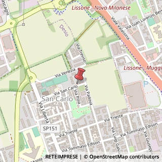 Mappa Via San Carlo, 7, 20835 Muggiò, Monza e Brianza (Lombardia)