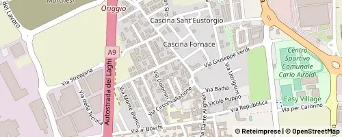 Mappa Origgio