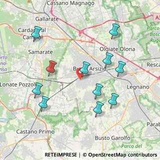 Mappa Via Monte Grappa, 21052 Busto Arsizio VA, Italia (4.05909)