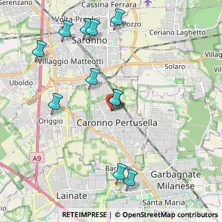 Mappa Via XXV Aprile, 21042 Caronno Pertusella VA, Italia (2.27909)