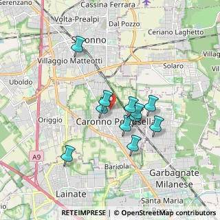 Mappa Via XXV Aprile, 21042 Caronno Pertusella VA, Italia (1.42909)