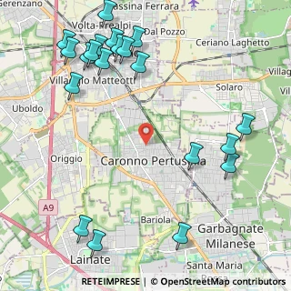 Mappa Via XXV Aprile, 21042 Caronno Pertusella VA, Italia (2.811)