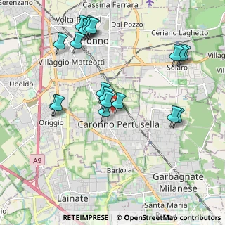 Mappa Via XXV Aprile, 21042 Caronno Pertusella VA, Italia (2.189)