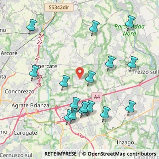Mappa Via Bellusco, 20060 Ornago MB, Italia (4.6425)