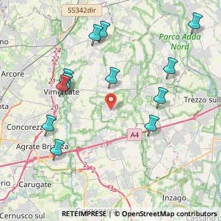 Mappa Via Bellusco, 20060 Ornago MB, Italia (4.67417)
