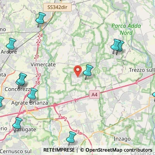 Mappa Via Bellusco, 20060 Ornago MB, Italia (6.85385)