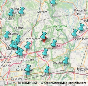 Mappa 20060 Ornago MB, Italia (9.805)