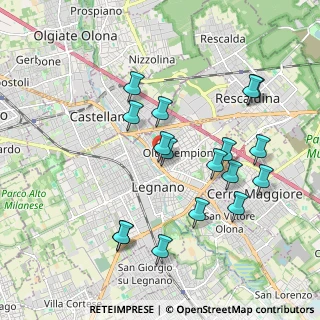 Mappa Via Donato Bramante, 20025 Legnano MI, Italia (1.93412)