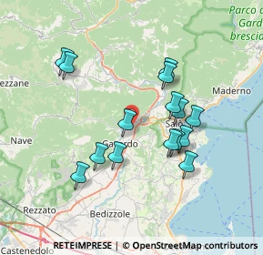 Mappa Via del Brasino, 25089 Villanuova Sul Clisi BS, Italia (6.554)