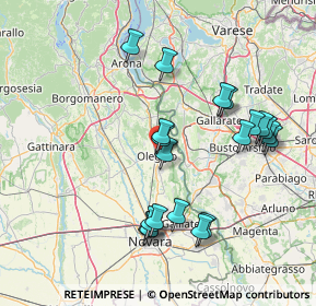 Mappa Via Castelnovate, 28047 Oleggio NO, Italia (15.28)