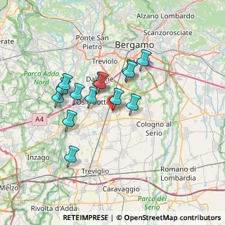 Mappa Via della Repubblica Sud, 24049 Verdello BG, Italia (5.80714)