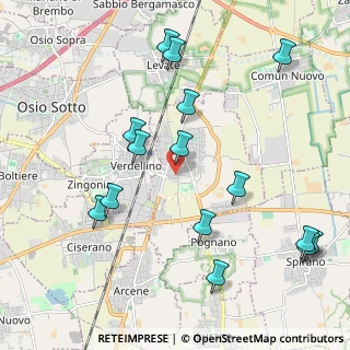 Mappa Via della Repubblica Sud, 24049 Verdello BG, Italia (2.32067)