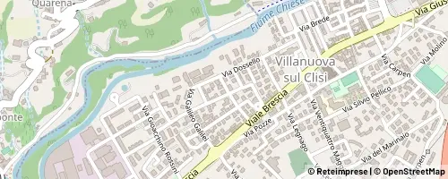 Mappa Villanuova sul Clisi