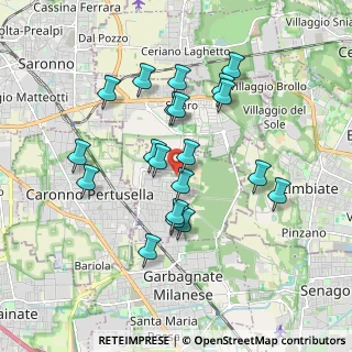 Mappa Via Giuseppe Verdi, 20031 Cesate MI, Italia (1.6575)