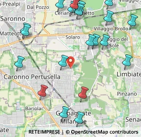 Mappa Via Giuseppe Verdi, 20031 Cesate MI, Italia (2.6675)