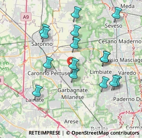 Mappa Via Giuseppe Verdi, 20031 Cesate MI, Italia (3.788)