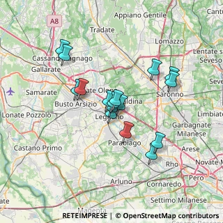 Mappa Via Vittorio Alfieri, 20025 Legnano MI, Italia (5.56875)