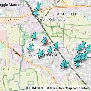 Mappa Madre Teresa di Calcutta, 21042 Caronno Pertusella VA, Italia (1.2885)