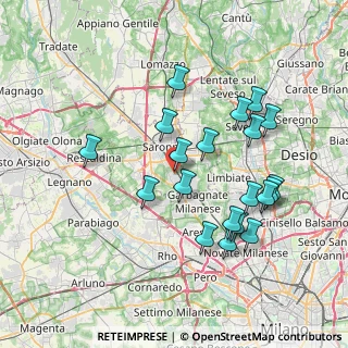 Mappa Via Nelson Mandela, 21042 Caronno Pertusella VA, Italia (7.352)