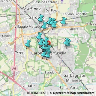 Mappa Via Nelson Mandela, 21042 Caronno Pertusella VA, Italia (1.2195)