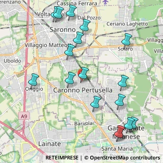 Mappa Via Nelson Mandela, 21042 Caronno Pertusella VA, Italia (2.52059)