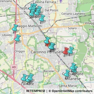 Mappa Madre Teresa di Calcutta, 21042 Caronno Pertusella VA, Italia (2.6985)