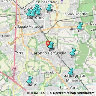 Mappa Madre Teresa di Calcutta, 21042 Caronno Pertusella VA, Italia (2.63583)