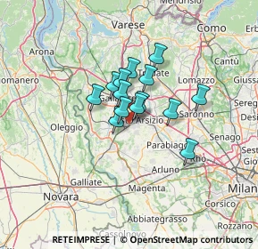 Mappa Via della Piana, 21052 Busto Arsizio VA, Italia (8.1)