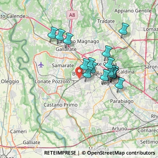 Mappa Via della Piana, 21052 Busto Arsizio VA, Italia (6.23882)
