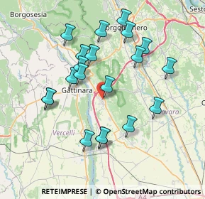 Mappa Via Manzoni, 28074 Ghemme NO, Italia (7.2525)