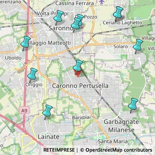 Mappa Via Alessandro Manzoni, 21042 Caronno Pertusella VA, Italia (2.87727)