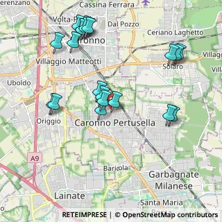Mappa Via Alessandro Manzoni, 21042 Caronno Pertusella VA, Italia (2.205)
