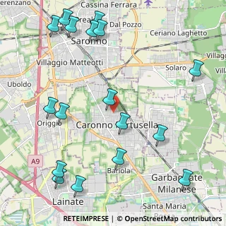 Mappa Via Alessandro Manzoni, 21042 Caronno Pertusella VA, Italia (2.77176)