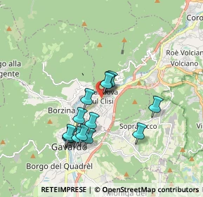 Mappa Piazza Roma, 25089 Villanuova Sul Clisi BS, Italia (1.61333)