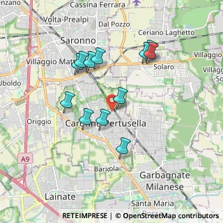 Mappa Via Formentano Vittorio, 21042 Caronno Pertusella VA, Italia (1.6875)