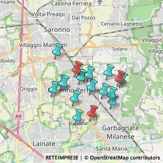 Mappa Via Formentano Vittorio, 21042 Caronno Pertusella VA, Italia (1.43)